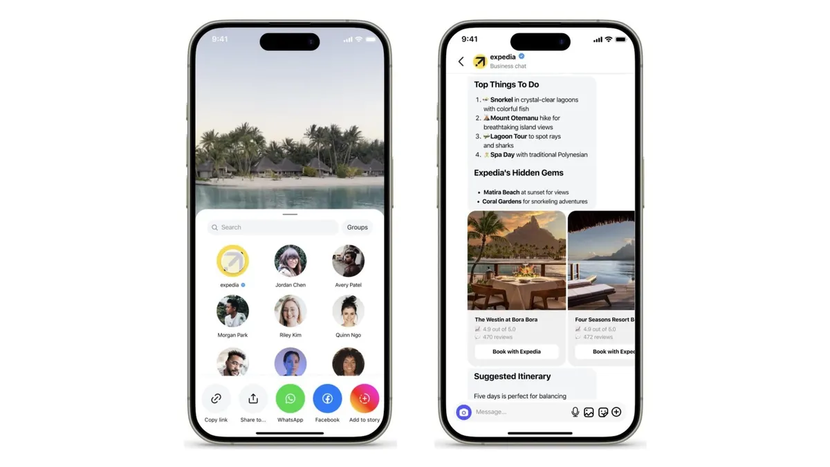 Expedia Trip Matching for Instagram Reels