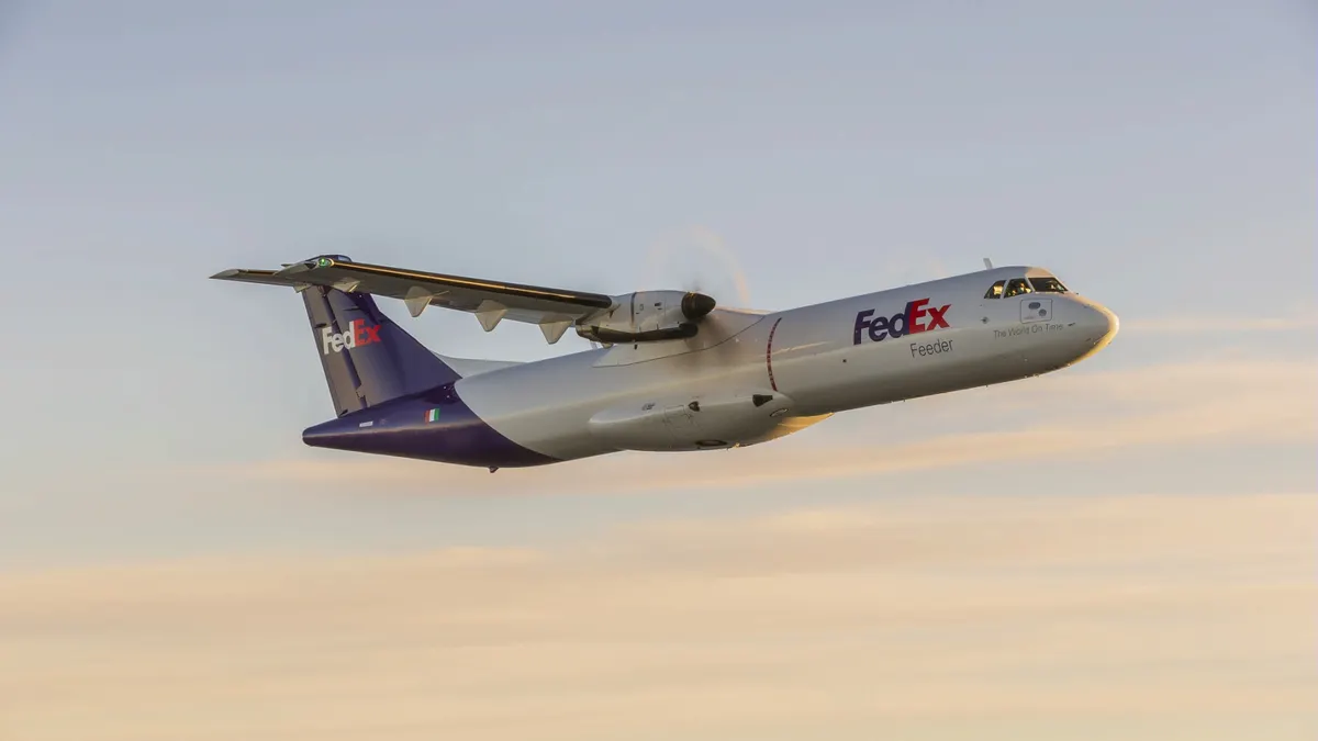 ATR 72-600F FedEx MSN 1653 in flight